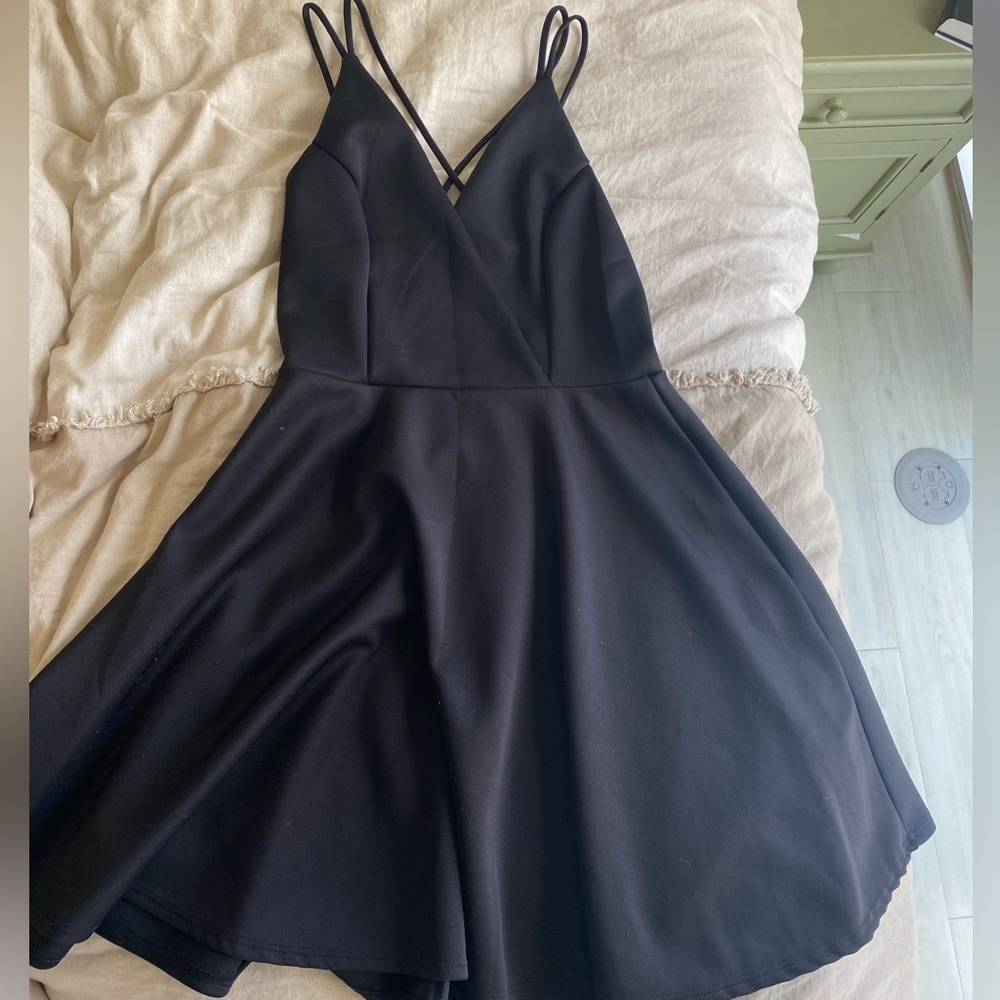 Black Skater Dress